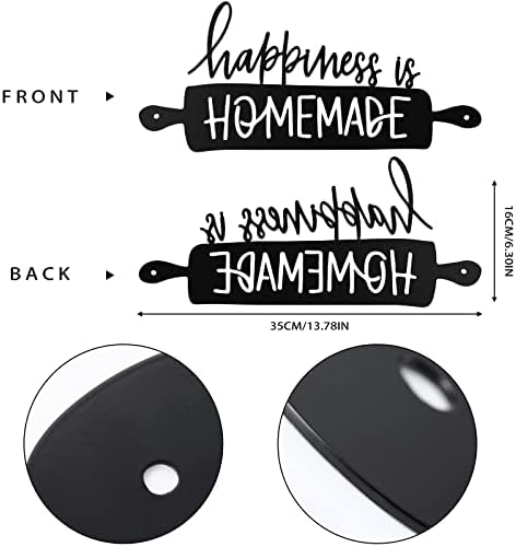 Funrous Happiness Is Homemade Metal Wall Sign 1