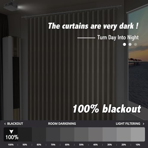 AJAZZ 100 Blackout Doorway Curtain Panel