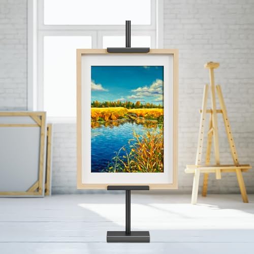 Adjustable Metal Picture Frame Easel Stand for 28 H Display