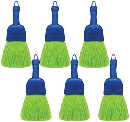 Lola 6-Pack Hand Broom with Hang Hole for Easy Storage
