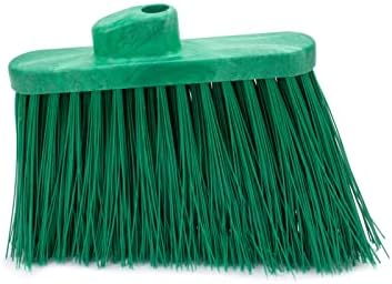 SPARTA 12-Inch Angled Push Broom Head Green Pack of 12