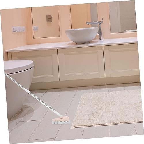 Healeved Curved Long Handle Floor Cleaning Brush for Bathroom and Kitchen