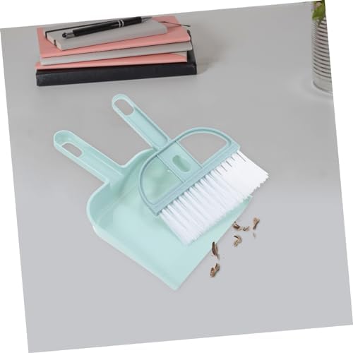 STOBOK Pet Fur Cleaning Broom Dustpan Set 1