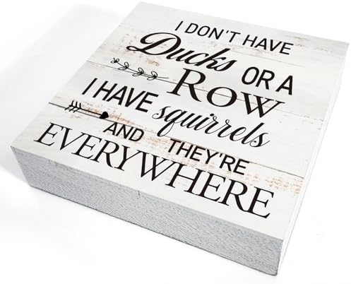 Funny Office Quote Wooden Box Sign 5x5 Inch 1