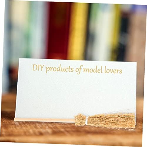 10pcs Mini Broom Ornaments Realistic Playhouse Decoration