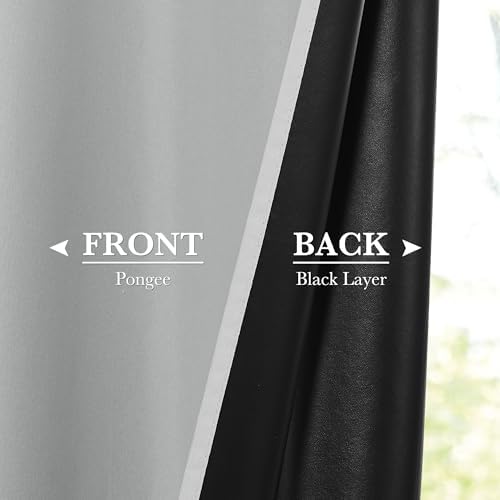 RYB HOME Blackout Door Curtain 1 Panel 1