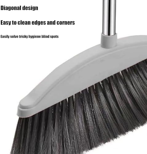 CENGNIAN 180 Degree Angle Broom and Dustpan Set