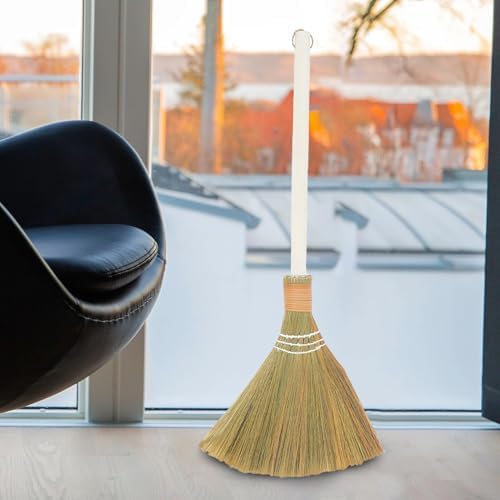 NOCTILIS 2Pcs Handmade Soft Bristle Broom Set