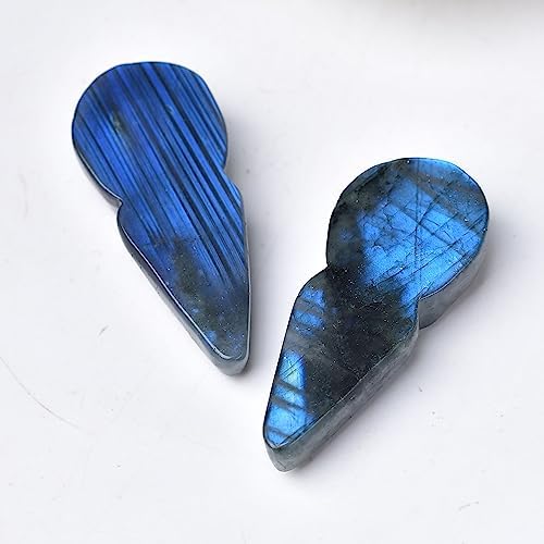WUYOUSHI Natural Labradorite Crystal Goddess Statue 197 Inch