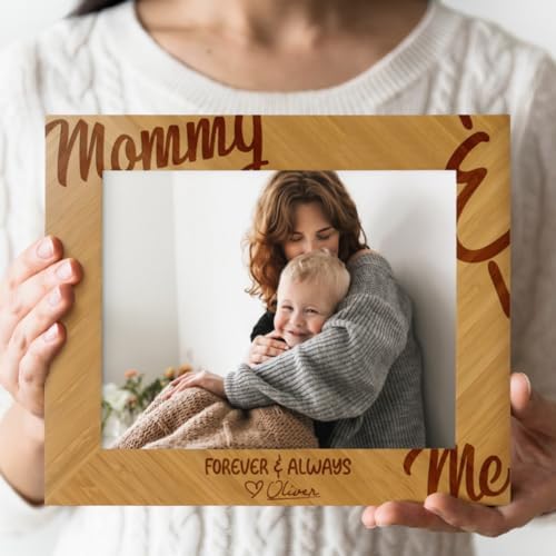 PlaqueMaker Mommy Baby Photo Frame 8x10 Inches