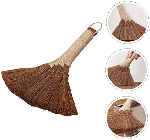 MOLUCKFU Palm Fiber Dust Broom for Cleaning Hard to Reach Areas