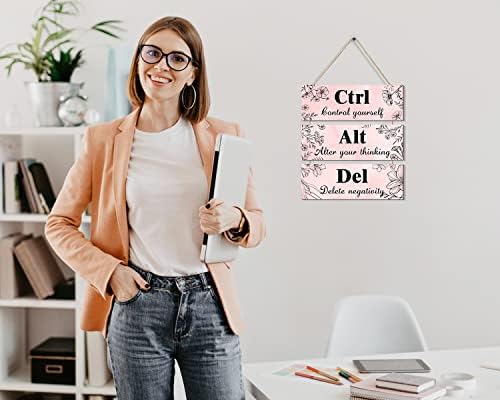 Ctrl Alt Del Wall Decor - Pink