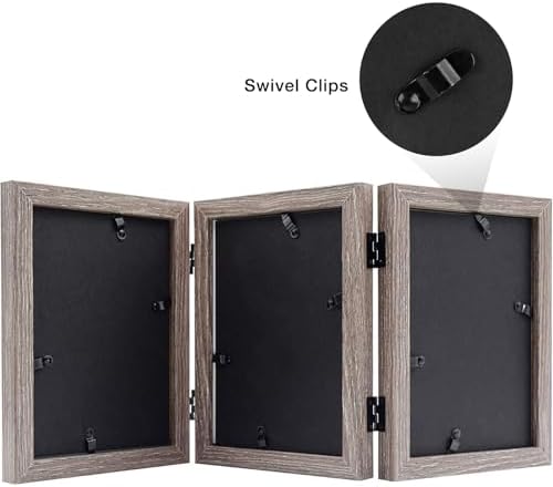 Frametory 5x7 Triple Picture Frame Set - Gray 2 Pack