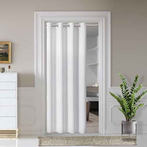 AOSKY Door Curtains for Privacy Light Blocking 52x90 Panels Set