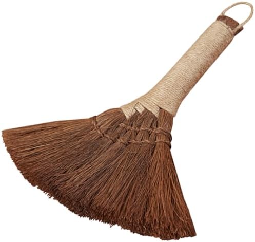 Healifty Mini Palm Fiber Dust Broom 1