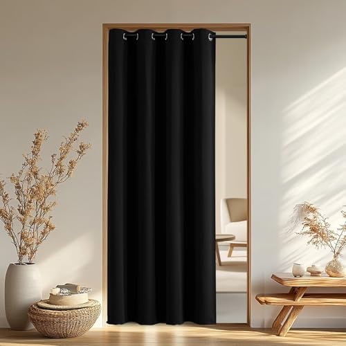 IGEMAEVE Blackout Doorway Curtains 96 Inches Long