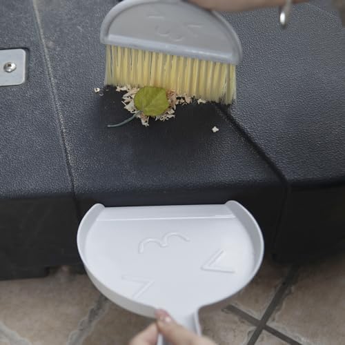 Ketive Mini Broom and Dustpan Set for Cleaning