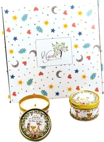 Majestic Zen Floral Scented Candles Set of 9 1