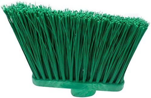 SPARTA 12-Inch Angled Push Broom Head Green Pack of 12