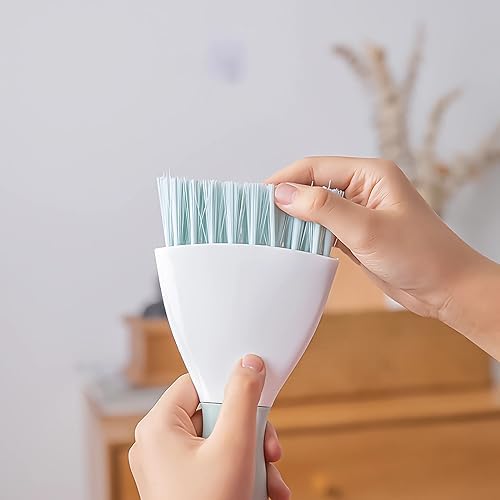 YCSXhandpick Hand Broom and Dust Pan Combo Set for Gap Cleaning