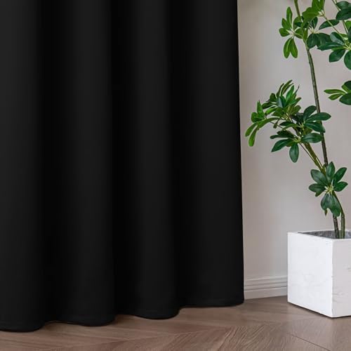 IGEMAEVE Blackout Doorway Curtains 96 Inches Long