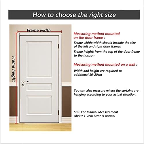 Thermal Insulated Door Curtain with Velcro Windproof Soundproof Panel