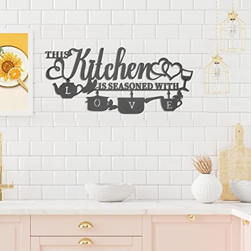 KHayRovies Metal Kitchen Wall Decor Sign 1