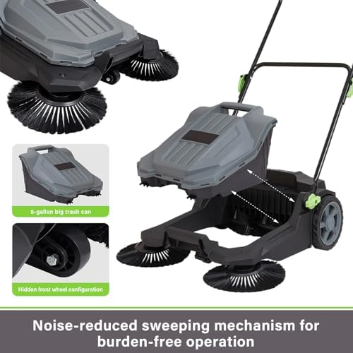 256 Push Floor Sweeper with 5-Gallon Container 1