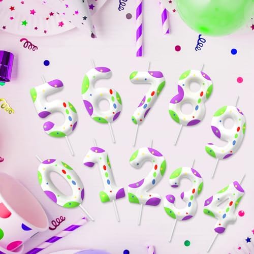 YOOLOOK Toy Inspire Game Story 4th Birthday Candles