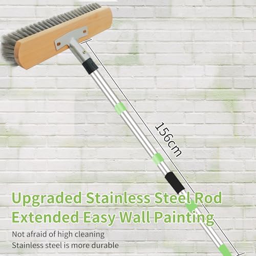 ETOUPA Heavy Duty Deck Brush with 62 Long Handle 1