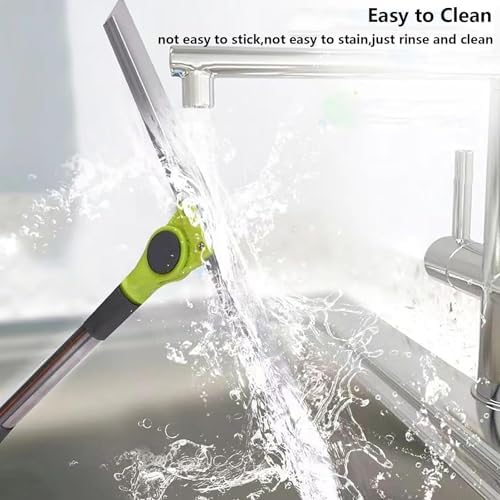 RRRYYYZZ 51cm Silicone Broom with Telescopic Handle