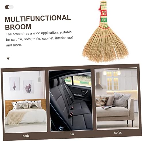 Lightweight Soft Bristle Sweeping Broom for Hard to Reach Areas