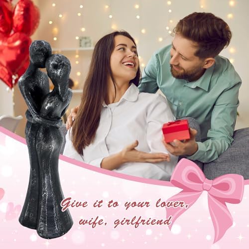 Xmeden Romantic Couple Resin Sculpture for Anniversary Gifts