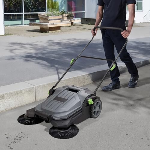 256 Push Floor Sweeper with 5-Gallon Container 1