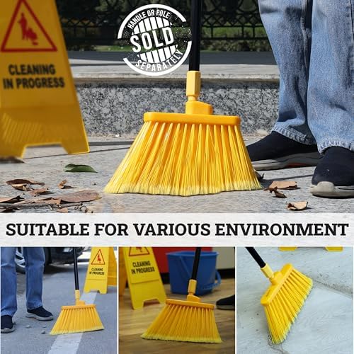 KLEEN HANDLER Angle Broom Head - Yellow