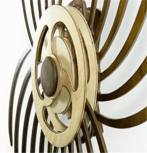LILOVE Handmade Wooden Windmill Reversal Sculpture