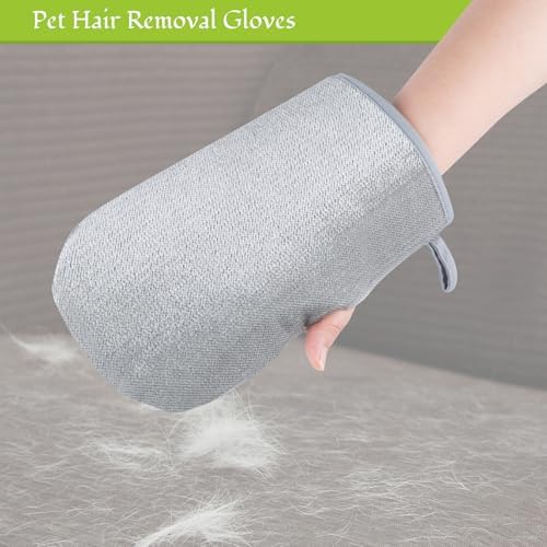 Homilifibra 180 Rotating Rubber Broom with Squeegee for Pet Hair Removal