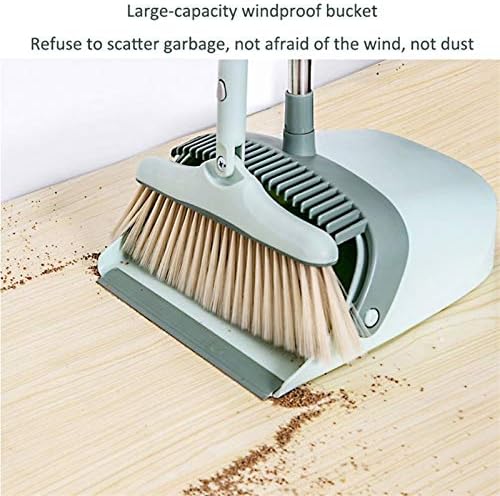 Stainless Steel Hand Broom Set with Dustpan and Wiper