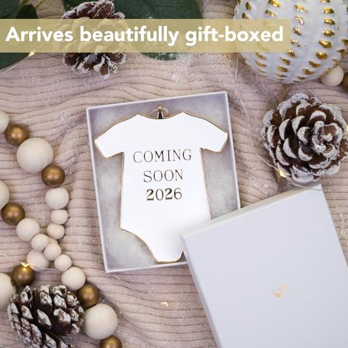 Bee Baby Coming Soon 2026 Ornament Pregnancy Keepsake