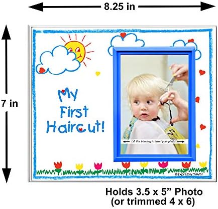 My First Haircut Picture Frame - 825 x 7 in