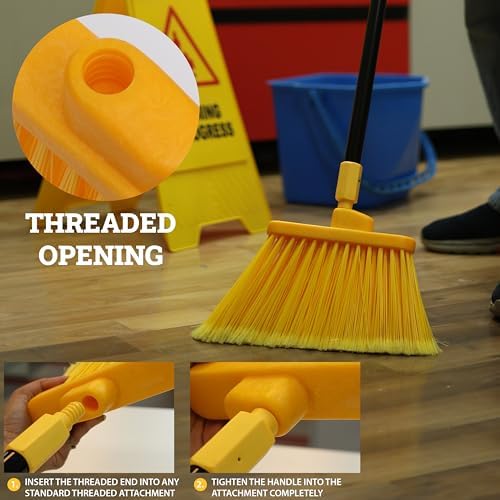 KLEEN HANDLER Angle Broom Head - Yellow
