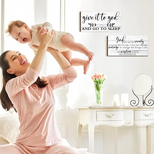 Chunful Give It to God and Go to Sleep Wall Sign