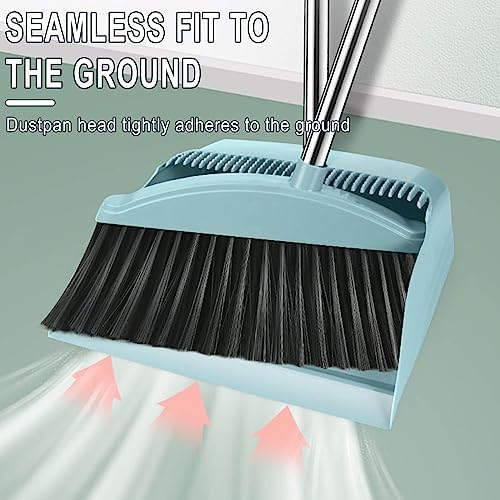 CENGNIAN Long Handle Broom and Dustpan Set 1