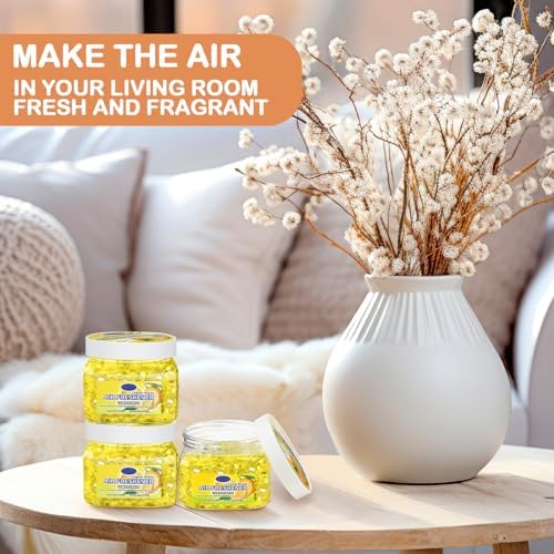6 Pcs Dansib Air Freshener Gel Beads for Home Cars and Bathrooms
