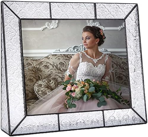 Clear Glass Picture Frame 8x10 Horizontal Display