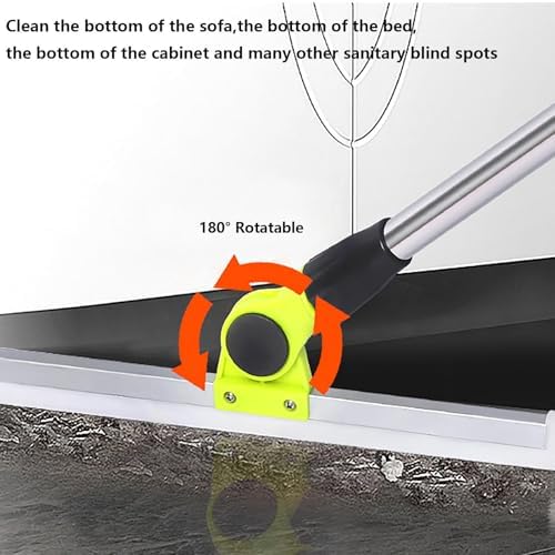 Silicone Broom with 130cm Heavy Duty Handle
