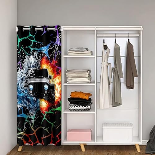 Erosebridal Door Curtain 34W x 80L Blackout Panel