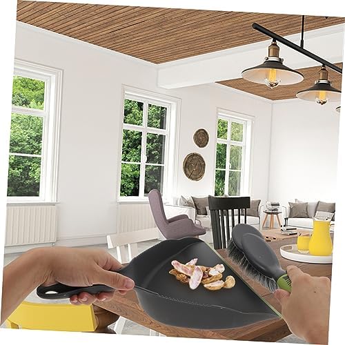 Healeved 2sets Mini Broom and Dustpan for Desktop Cleaning