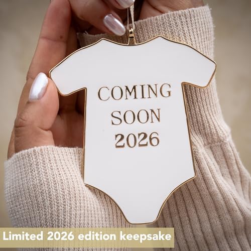 Bee Baby Coming Soon 2026 Ornament Pregnancy Keepsake