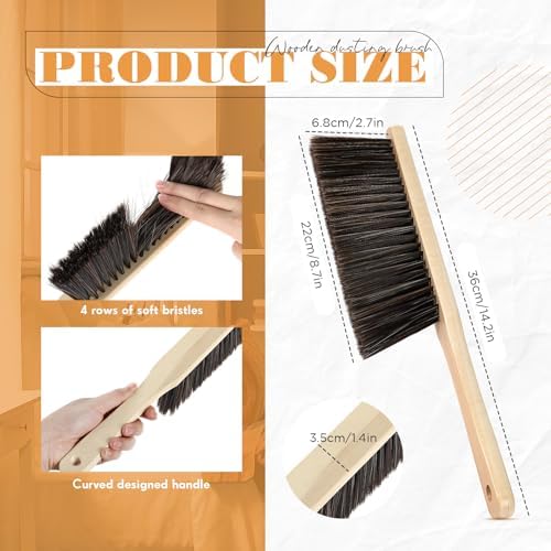 Tioncy 16 Piece Wooden Dust Brush Set